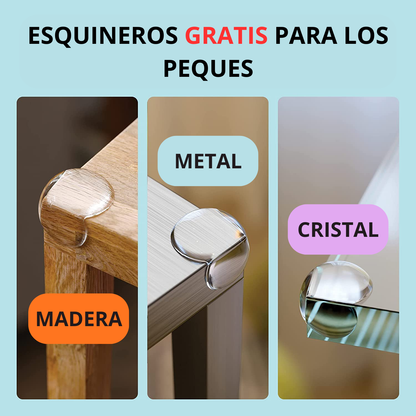 PACK Mochila Antigolpes para Bebés (-40%) + 8 ESQUINEROS + RODILLERAS